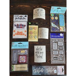 Stickers Lot - Sticko Retro Words Life Quotes Inspirational - Retired NEW - #16